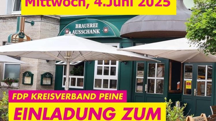 Einladung zum FDP-Stammtisch - Härke Ausschank