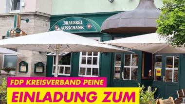 Die Freien Demokraten vom Kreisverband Peine laden jetzt wieder regelmäßig zum politischen Stammtisch ein.